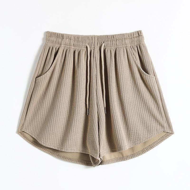 Women's High-Waist A-Line Wide Leg Fitness Running Shorts - Summer Casual Style