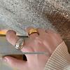Blogger's Style, Niche Design, European and American Ins Minimalist Style, Metallic High-End Feel, Open Ring, Adjustable Index Finger Ring
