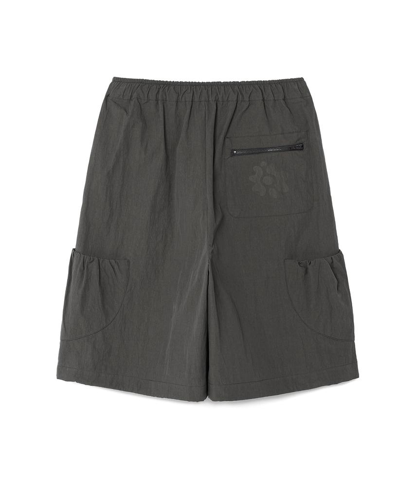 Alijibi 5P Shirring Shorts Charcoal