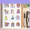Set Autocolante Impermeabile Disney Sofia DIY pentru Decorare Chitară, Valiză 50 Bucăți