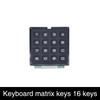 LIZAO 12/16 Keys 4x3 4x4 Matrix Membrane Switch Keypad Keyboard Module for Arduino STM32 Raspberry Pi DIY Projects