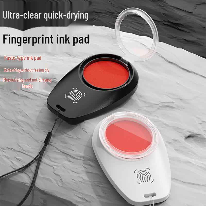 BOJIAO Portable Quick-Dry Fingerprint Ink Pad