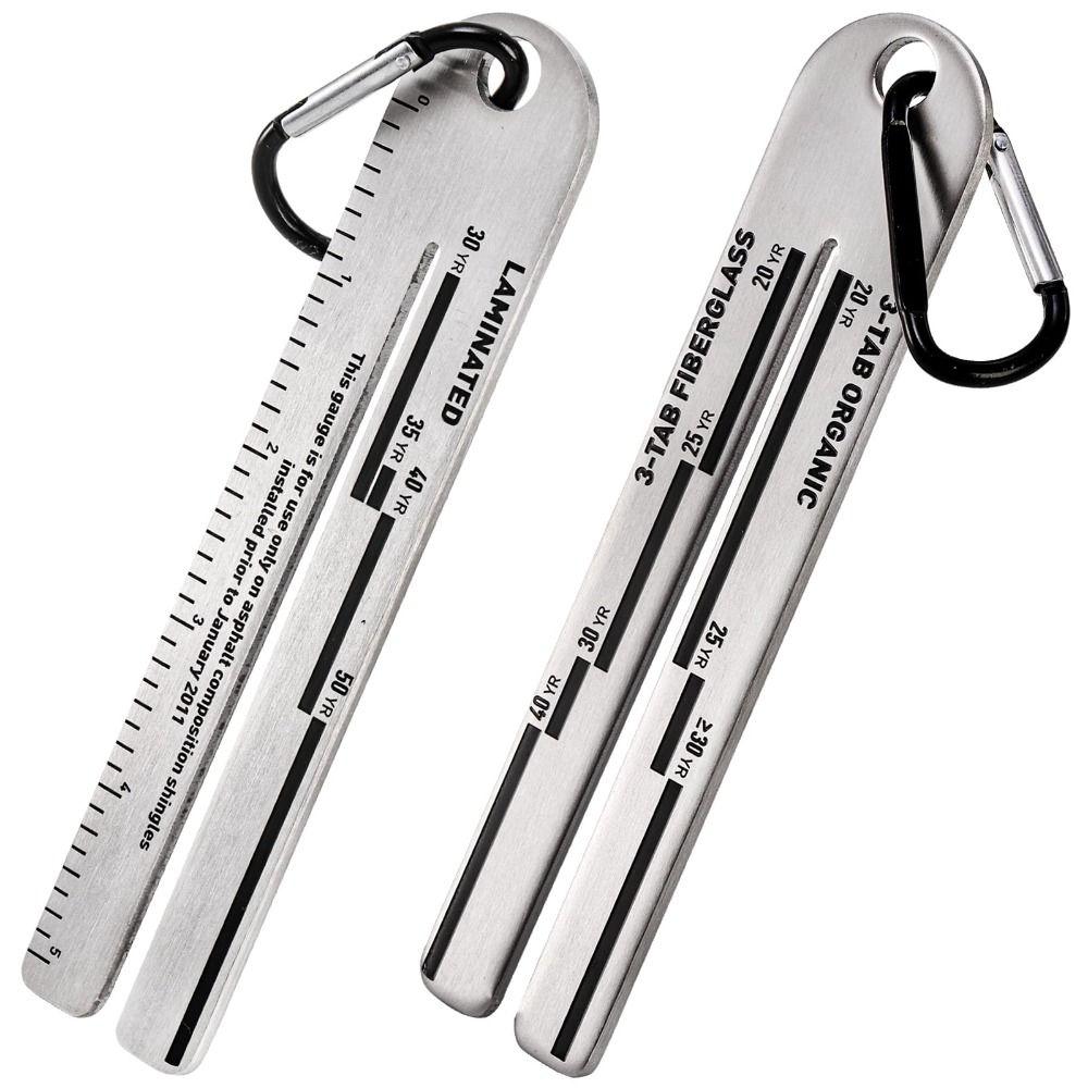 High Hardness Shingle Gauge Stainless Steel Pitch Gauge Tool Roof Measuring Tool Roofing