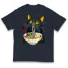 Ramen Noodle Black Cat Foodie Lover Meme Kids T Shirt