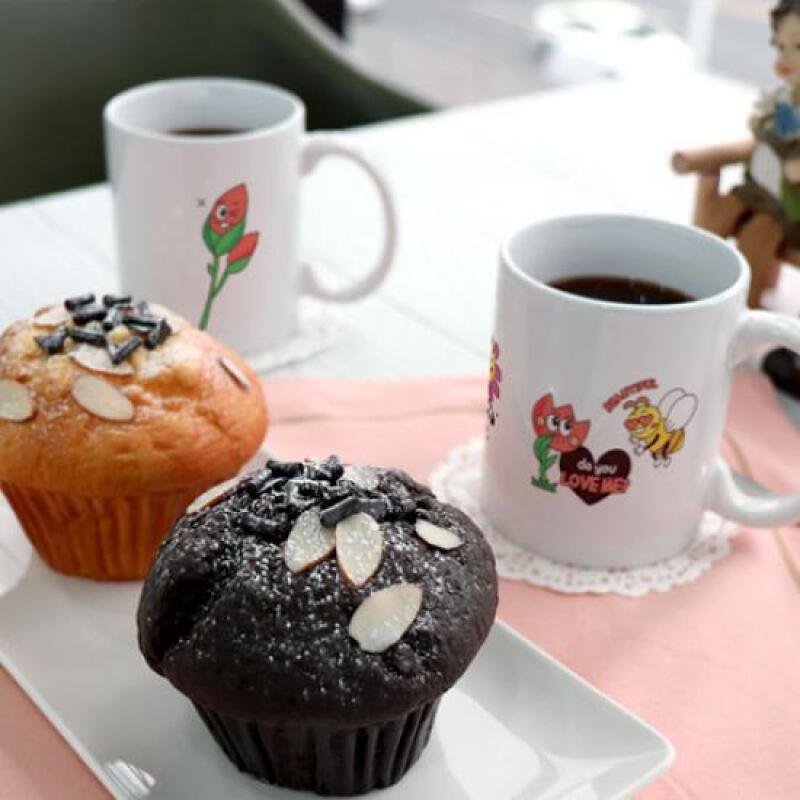 gb772-Design Mug 2p-Love You Flower