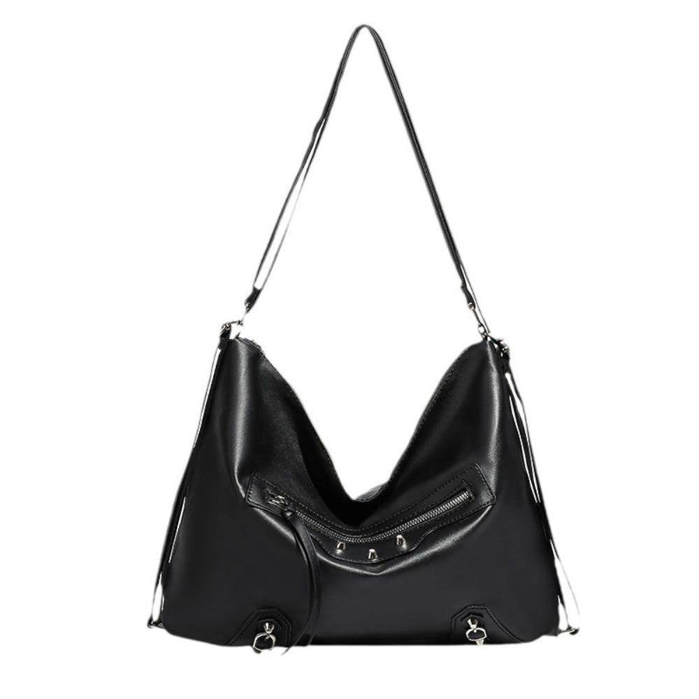 

Панк Клепки Паровоз Сумка Большая Вместимость Винтажная Сумка Через Плечо Сумка-Тоут Ретро Сумка Кроссбоди Путешествия чёрный