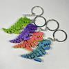 3D Printed Dinosaur Keychain Pendant Multi-Joint Movable Creative Design Decoration Bag Accessories Charm Gift