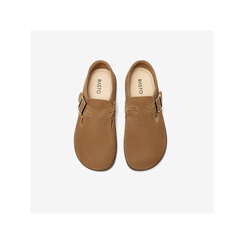 Bestore Women's Retro Casual Flat Mules BG276AA5