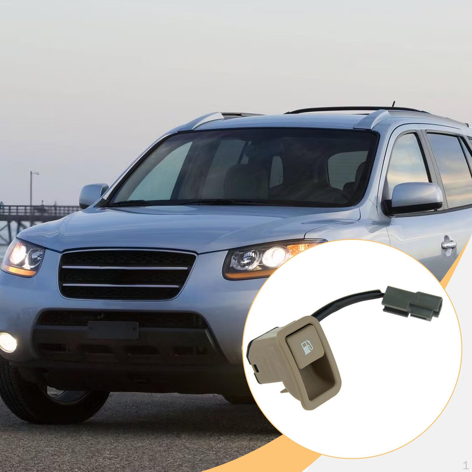 

Filler Tank Cover Opening Switch Button Gas Cap Release Open Accessory бежевий