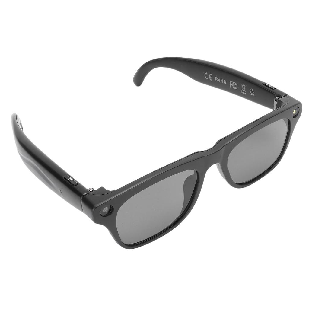 Smart Glasses 4K Camera with Flash Dual Speakers Bluetooth 5.4 Glasses AI Sound Assistant Visual Dialogue Real Time