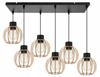 Hanging Lamp, Ceiling Chandelier, Wooden, Led Lampshade