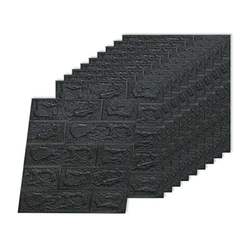 3D Dreidimensionale Wandaufkleber Selbstklebende Tapete Antikollisions-Dekoraufkleber 10 Stück