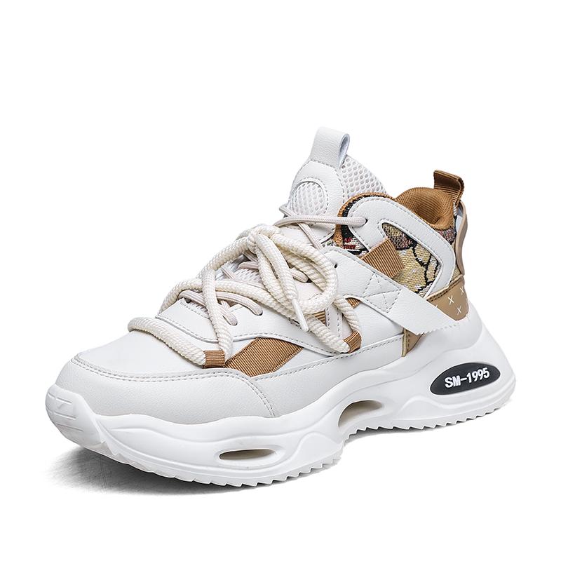 

Трендовые мужские кроссовки, повседневная обувь для ходьбы для мужчин, уличный стиль, массивные, социальные мужские кроссовки 46 коричневый