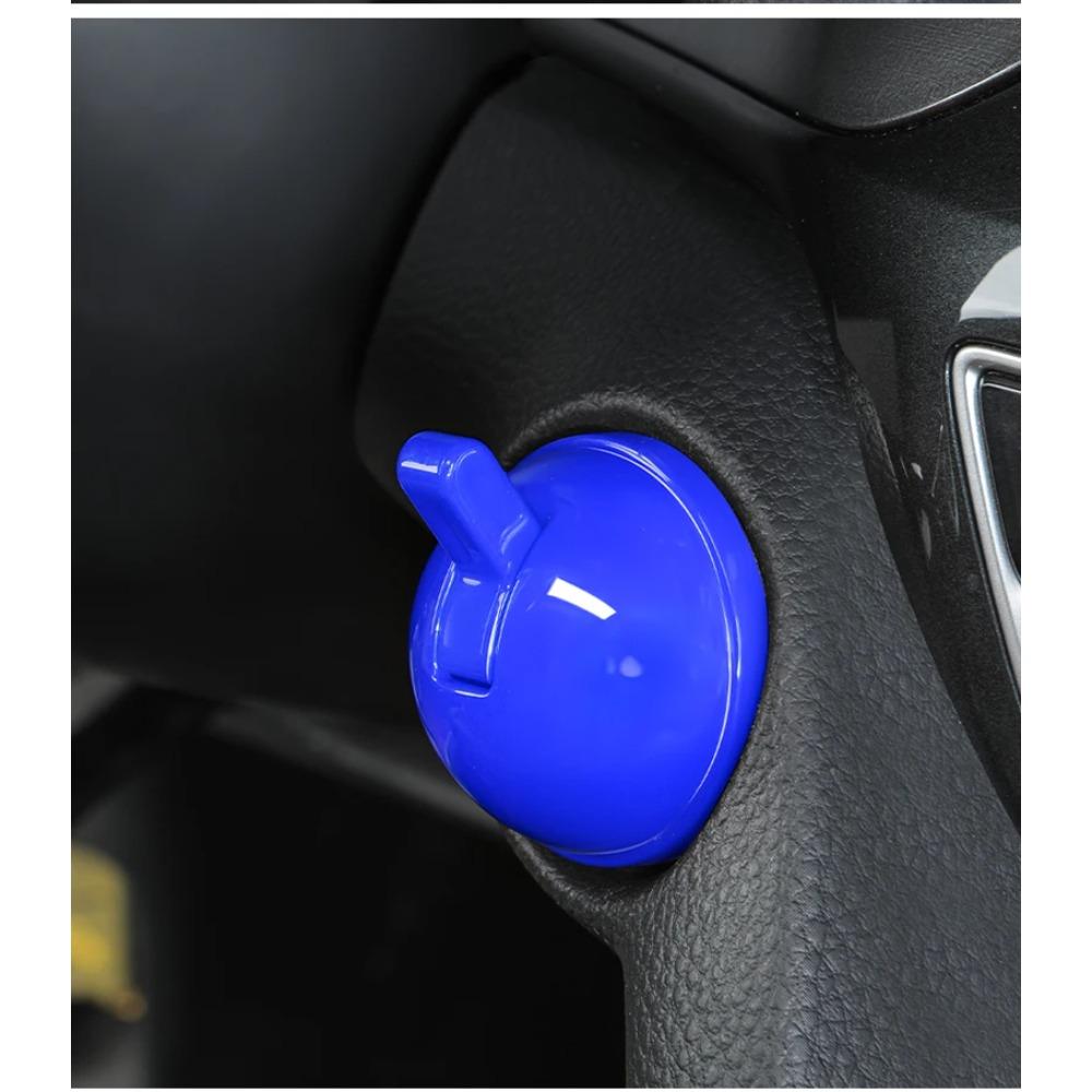 1PC Car Start Button Cover Start/Stop Button Protective Cover Car Start Button Covering Sticker Car Interior Trim