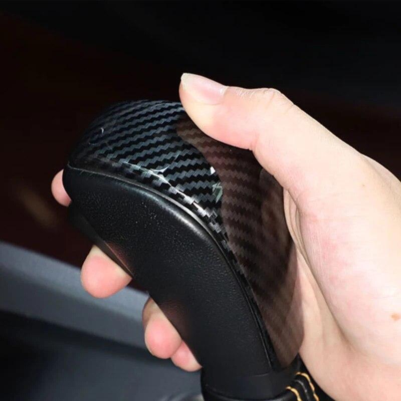 ABS carbon fibre for Ford Ranger Raptor Everest Endeavour 2015 - 2018 + Gear Head Shift Knob Protection Cover Sticker