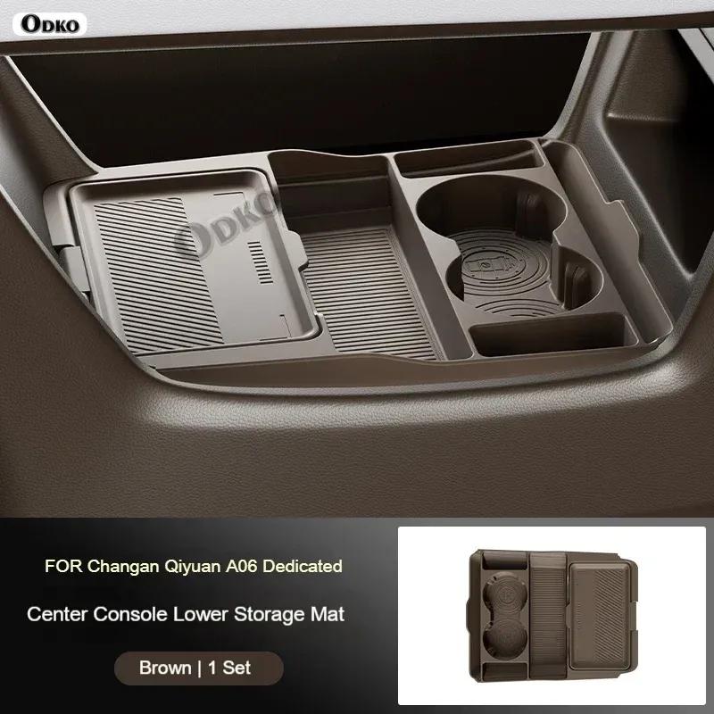 Silicone Storage Box 2026 FOR Changan Qiyuan A06 Center Console Modification Anti-slip Pad Accessories Organizer Decoration