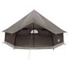 Tipi Tent Brown Grey 600 x 600 x 350 cm Polyester and Steel