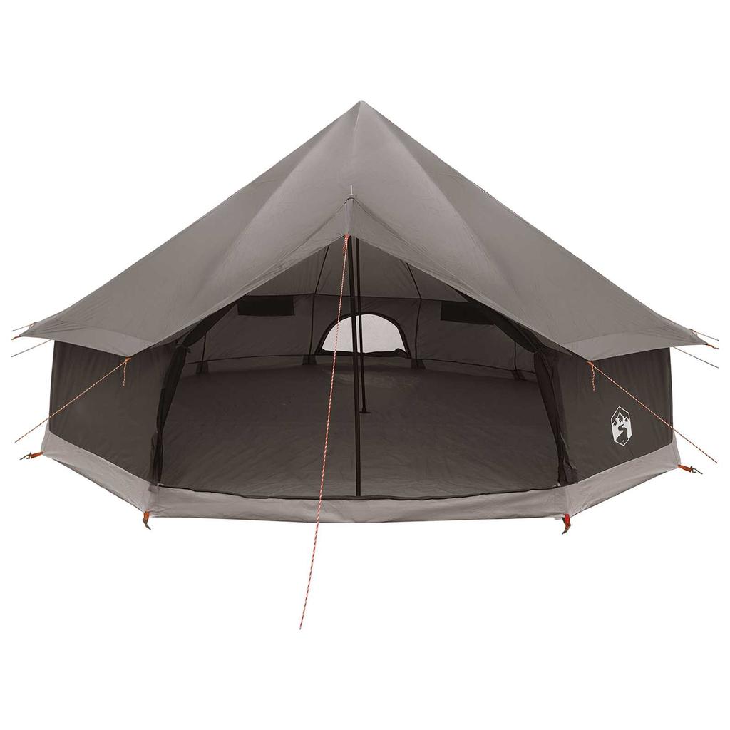 Tipi Tent Brown Grey 600 x 600 x 350 cm Polyester and Steel