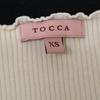 TOCCA White silk cotton blend washable FILMS RIBBON knit tops XS whiteUsed