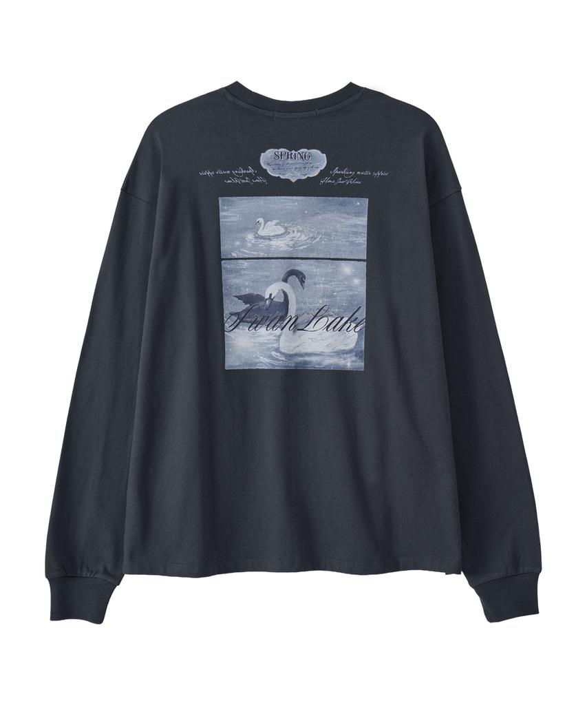 Biteoseljeu Eternal Swan Long Sleeve - Charcoal