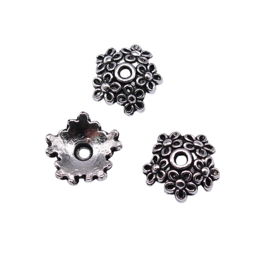 Flower Bead Cap Spacer Findings Ornate Covers For DIY Jewelry Making Materials