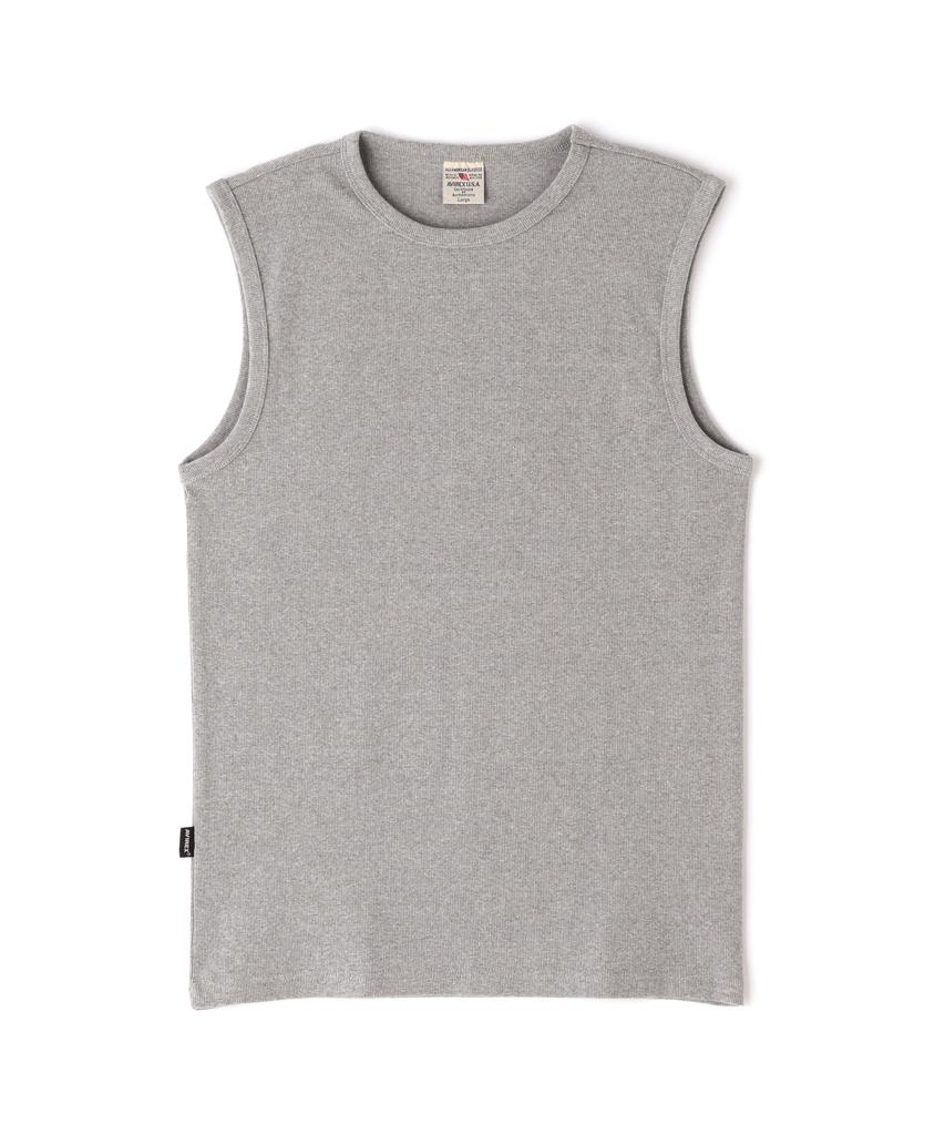 AVIREX DAILY NO SLEEVE SHIRT men's XL 020 gray 783-4935001