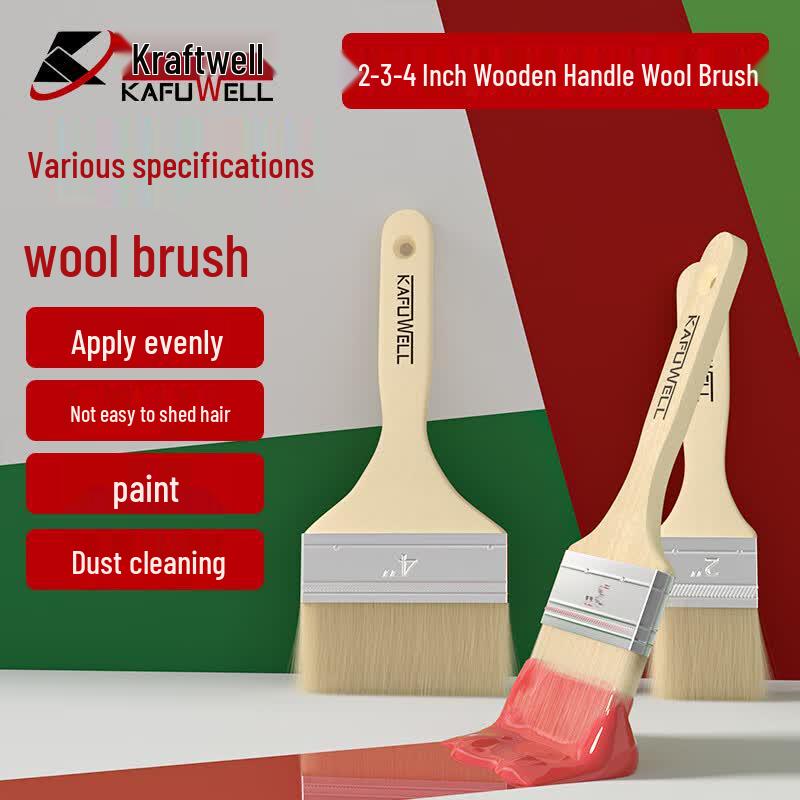 Kraftwerk Wool Paint Brush Set 2/3/4 inch