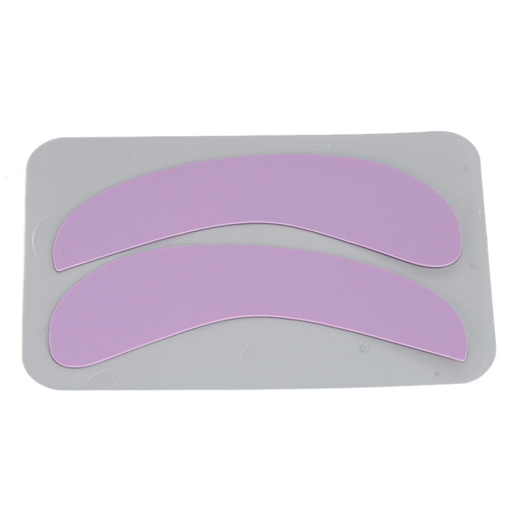10 Pairs Eyelash Extension Under Eye Pads Half Moon Shaped Reusable Silicone Lash Grafting Eye Pads