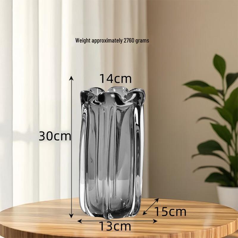 Yuzhuxun HC Large Crystal Glass Vase