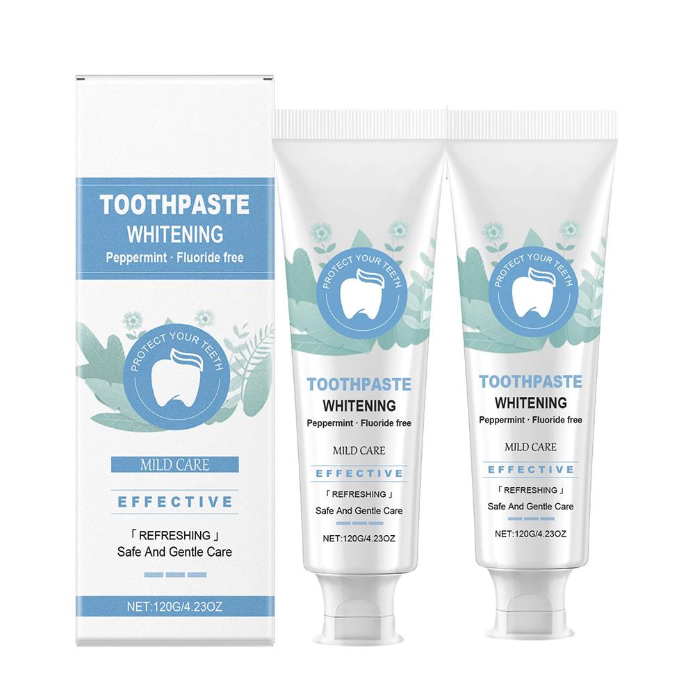 Mint Toothpaste For Gentle Teeth Stain & Yellowing Care - Brighten Shine, Daily Oral Hygiene With Long-Lasting Freshness