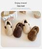 Winter Warm Fleece Baby Shoes: Soft Sole, Closed Heel, Thick Cotton for Girls