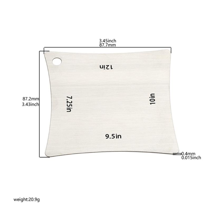 Guitar Fingerboard Measuring Tool Guitar Fingerboard Saddles Nut Radius Gauge Luthier Tools for Guitar, Bass, Ukulele