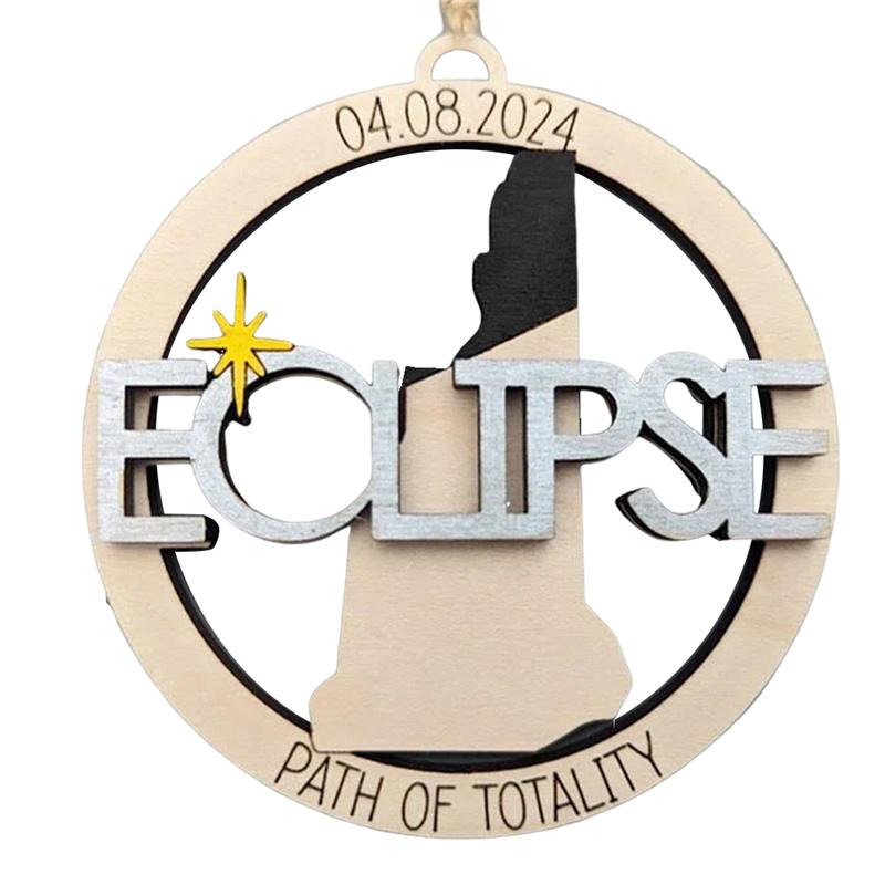 

AEE4-Wooden 2026 Solar Eclipse Souvenirs, 2026 Solar Eclipse Party Decorations Supplies, Solar Eclipse Keepsakes