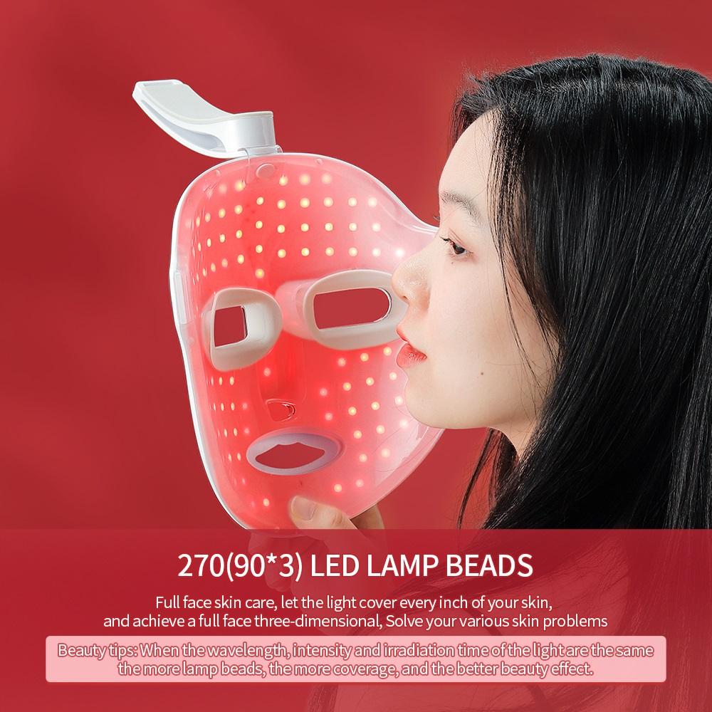 7 Colors Face Wireless LED Mask Photon Facal Beauty Mask Skin Rejuvenation Anti Acne Repair Skin Tightening Anti Aging Skin Care