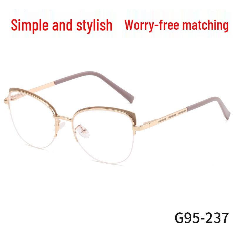 

95237 Women s Trendy Cat-Eye Glasses with Anti-Blue Light Lenses