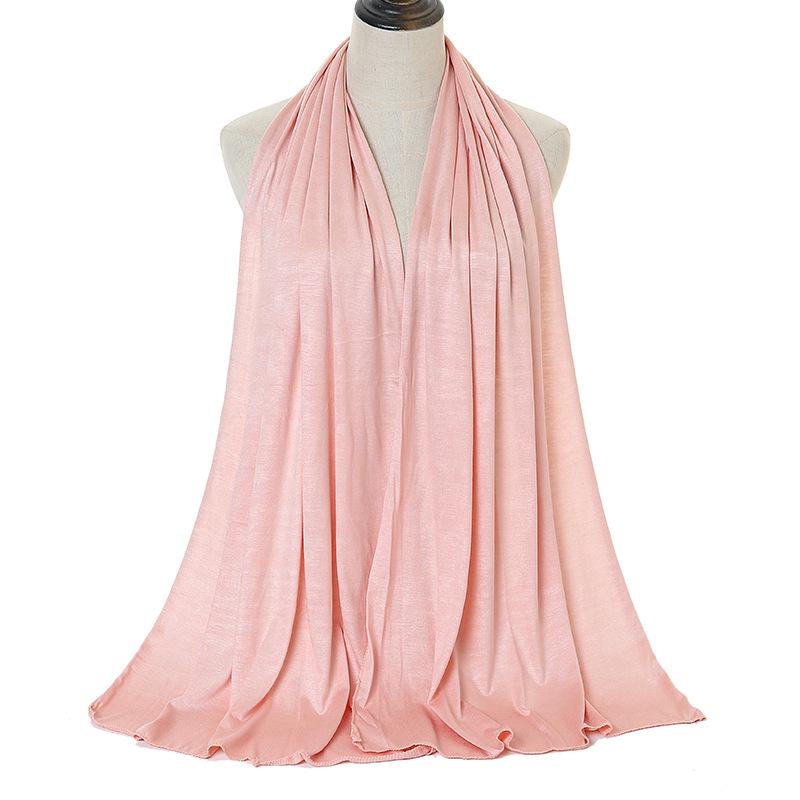 Modal Solid Color Long Scarf: High-Quality, Breathable, Soft Handfeel, Mercerized Cotton (YW125)