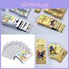 Metal Cards Gold Energy Card Charizard Pikachu Collection Card Battle