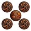 Emotional Support Coin Inspirational Monkey Challenge Pocket Coin Double?Sided Collectible Token for Friends Family Motivation Keepsake
