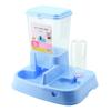 Automatic Pet Feeder Detachable Food Dispenser Water Bottle Cats Dogs Feeding Tool Pink