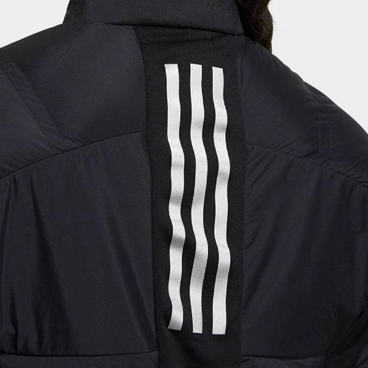 Adidas Three Stripe Color Block Golf Sports Down Jacket Women Jacket Black GT3368