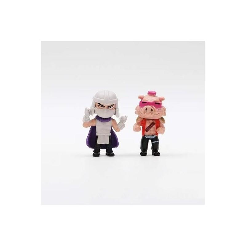 Adorable Set Of 12 Mini Raphael Ninja Turtles Pvc Figurines Perfect For Collectors