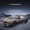 NEU 1/32 Pontiac Firebird Legierung Muscle Car Modell Sound und Licht Rückzug Kinder Spielzeug Sammlerstücke Geburtstagsgeschenk