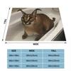 Großer Floppa Karakal Katze Niedliches Meme Decke Weiches Korallenfleece Warme Flanell Badewannen Überwurfdecken für Sofa Auto Schlafzimmer Tagesdecke