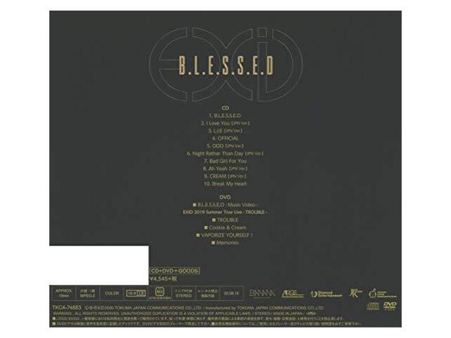 EXID B.L.E.S.S.E.D First Limited Edition CD DVD Photo Stand TKCA-74883 K-Pop NEW