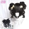 Double Ponytail Synthetic Wig For Women Lolita Clip-on Style Double Ponytail Wig Suitable For Role Playing Christmas Halloween
