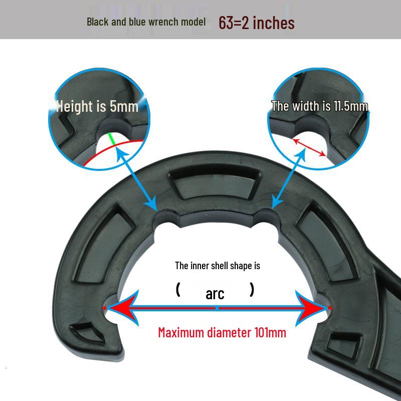 PE Quick Connect Pipe Fittings: Lock Nut Wrench, Tee, Straight, Elbow, Sizes 25-63