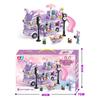 Ungiftig 486 Teile Doppeldecker Stern Hase Bus Bausteine Spielzeug Stem Spielzeug Freunde Figuren Blume Weihnachtstag Lila Farbe Spielzeug Kinder