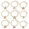 Diy Oil Drop Pendant Bracelet Women'S Stainless Steel Gold-Plated Simple Fashion Trend Jewelry