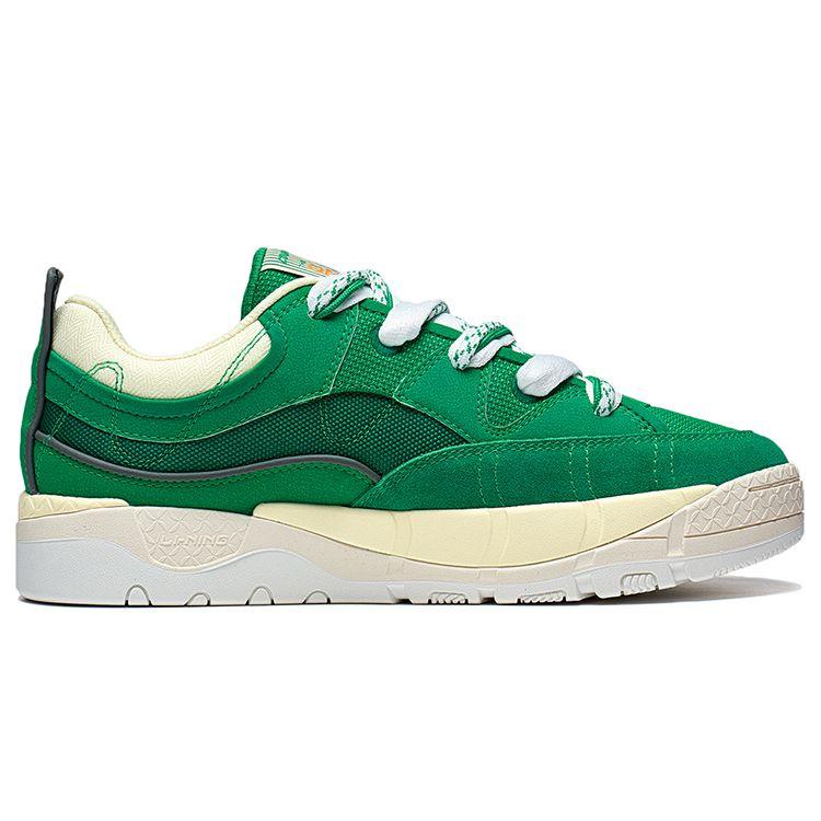 Li Ning CF Su Series Honor 3.0 Slip Resistant Durable Low Top Skate Shoes Men Sneakers Emerald-Green AGCT181-2