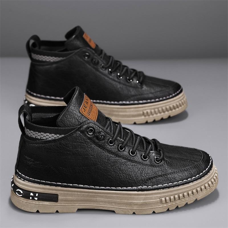 Новая Мода Новая Мужская Мода Повседневные Низкие Спортивные Туфли Студенты Удобные Кроссовки Мальчики Мужские Классические Дышащие Мартин 39 чёрный